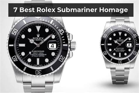 ultimate rolex submariner homage|rolex homage watches under 300.